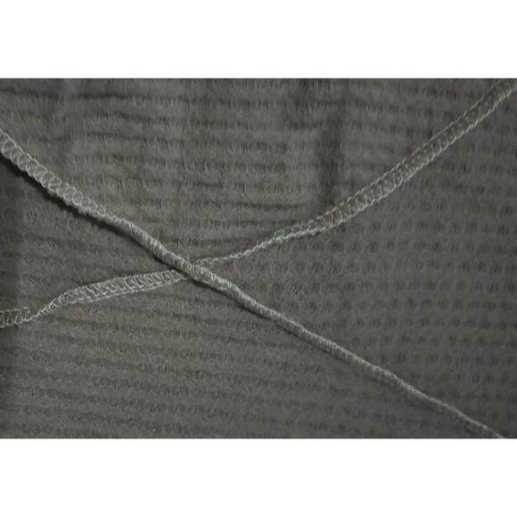 Bibi Mocha Brushed Waffle Top Size Small 3/4 Length Sleeves - Picture 4 of 12